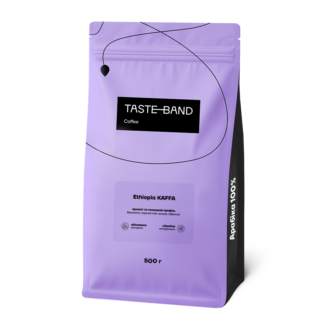 Кава натуральна смажена в зернах Ethiopia KAFFA
